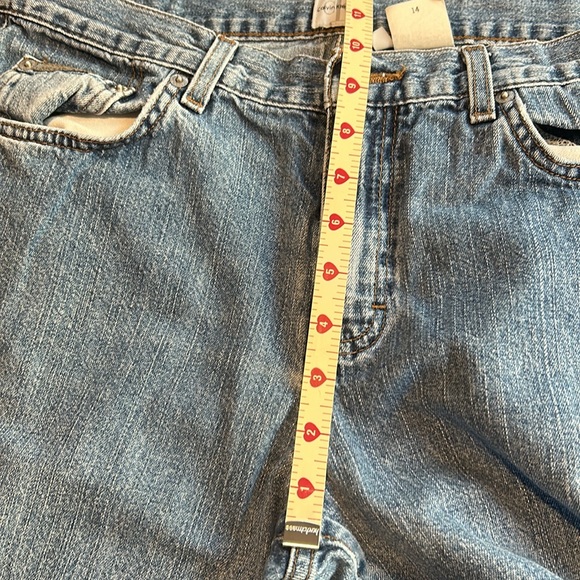 Calvin Klein jeans. Size 11. Inseam 32.  Boot cut double stone. - Picture 7 of 10